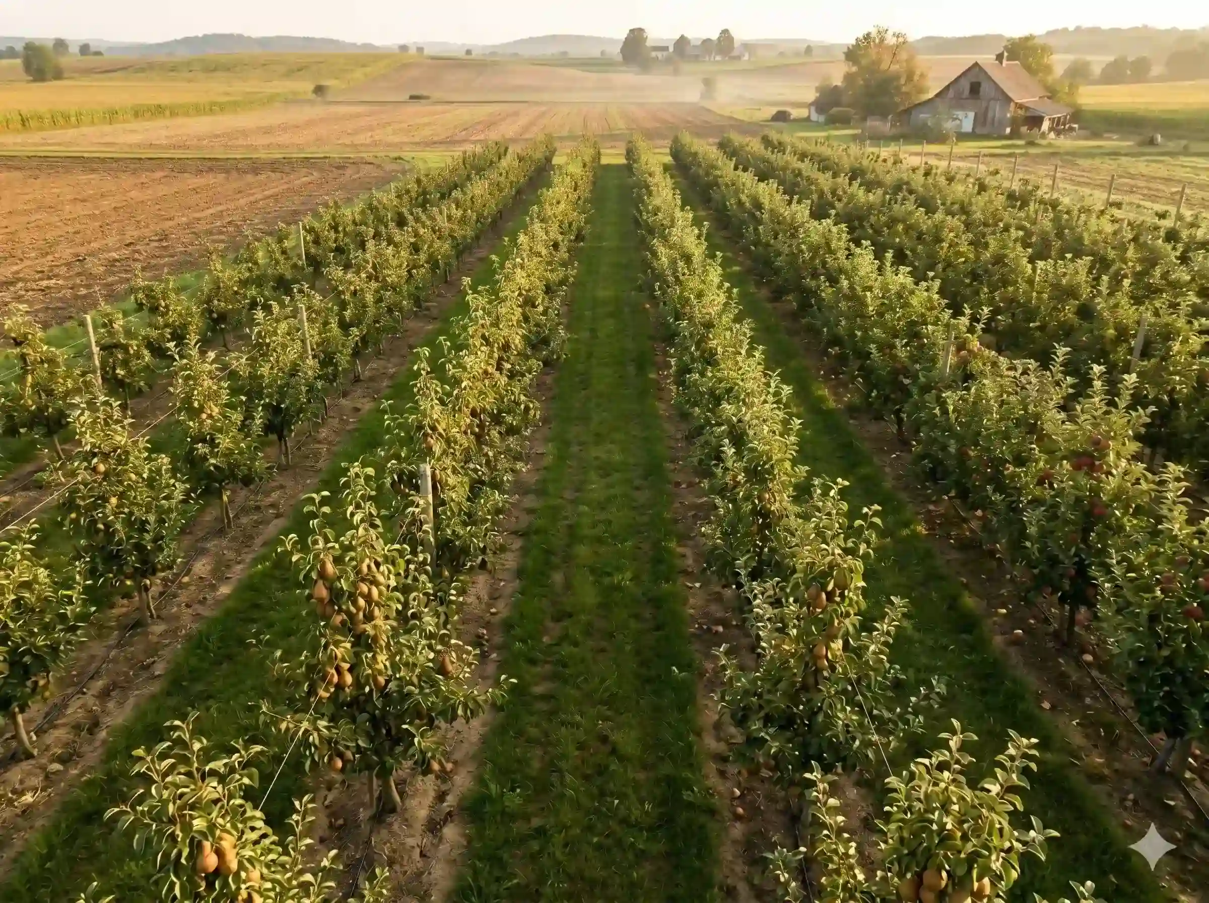 Pepiniera noastră de pomi fructiferi - plantație